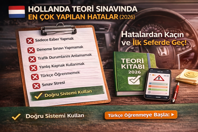 Hollanda Teori Sınavında En Çok Yapılan Hatalar (2026)